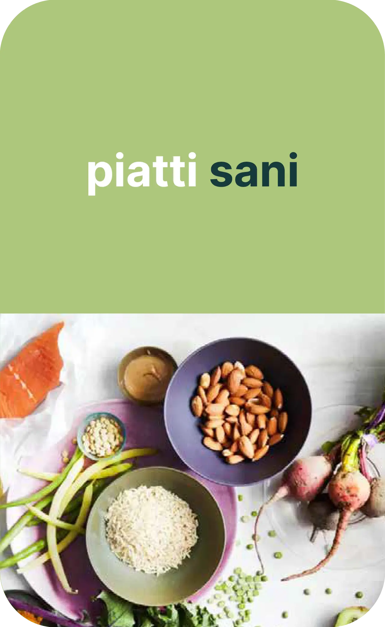 Un punto di forza di Gleater: piatti sani